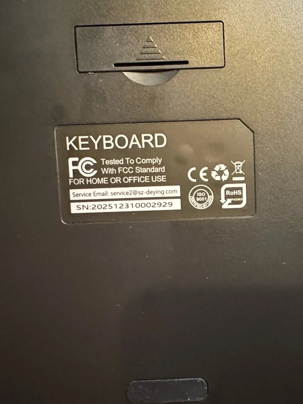 Black Wireless Keyboard and Mouse Combo